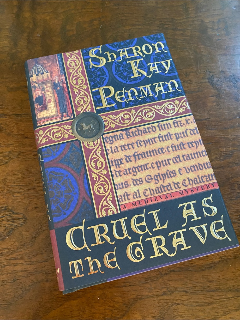 Cruel as the Grave Sharon Kay Penman 1998 Signed First Edition hardcover mystery